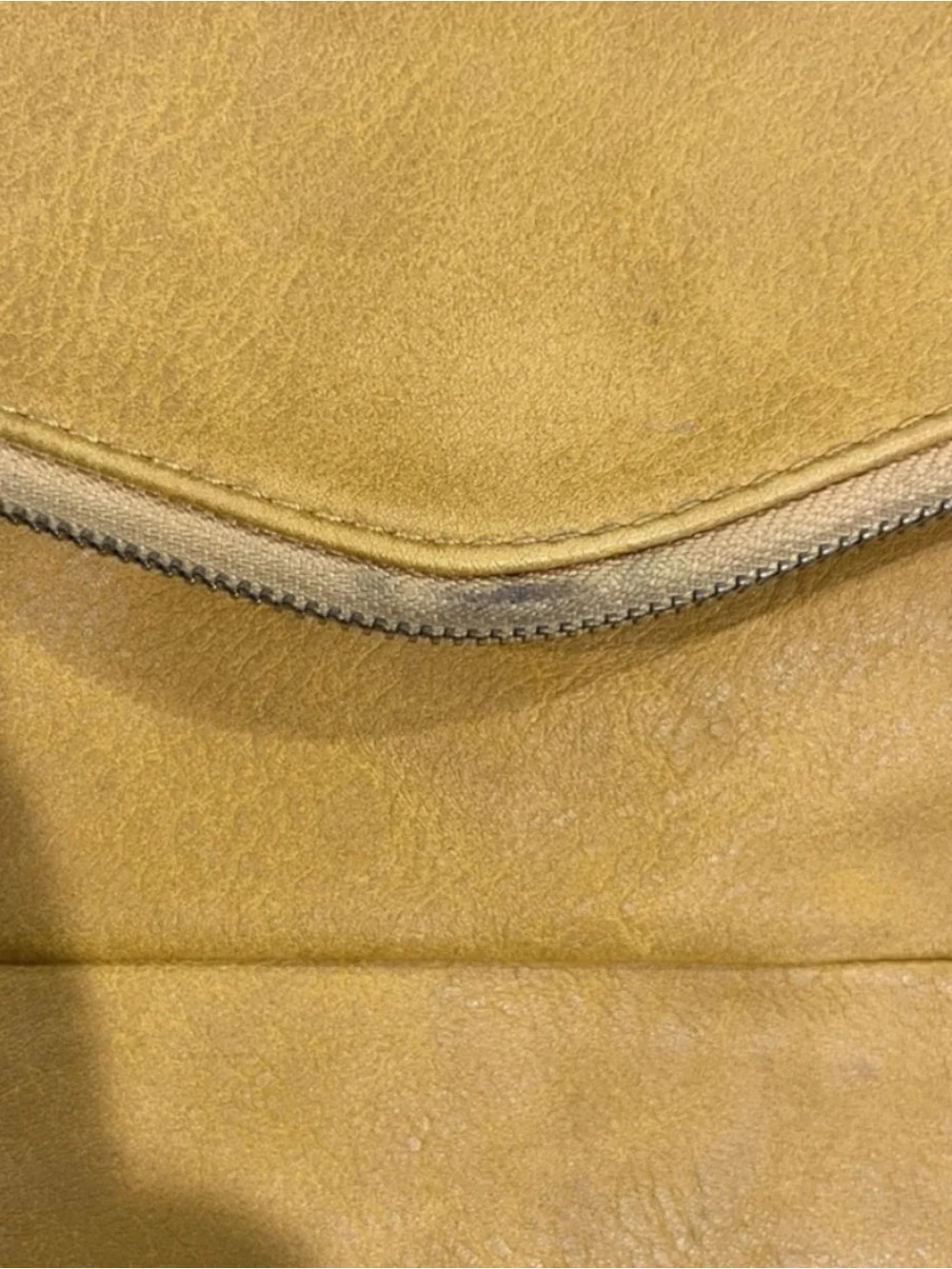 Urban Expressions Mustard Yellow Foldover Crossbody Clutch | chain & tassel